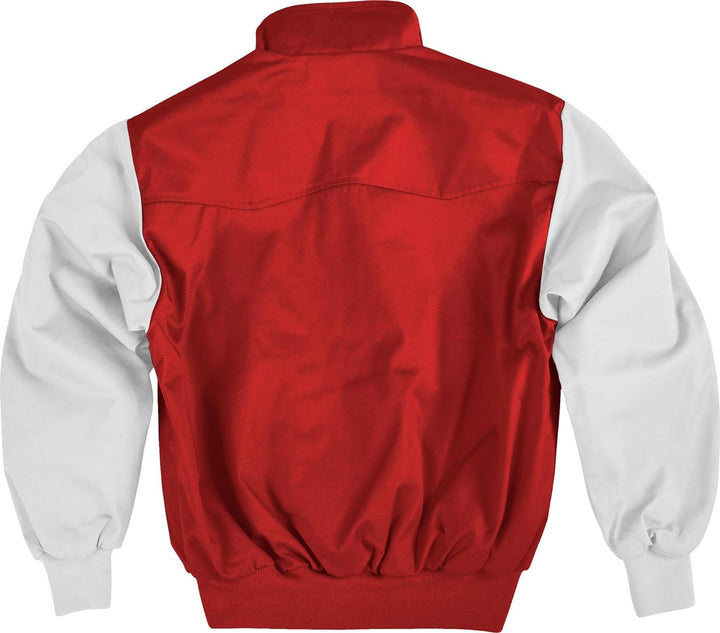 Original GearUp® Harrington Jacke English Style in 12 verschiedenen Designs wählbar L Rot/Weiss, L R