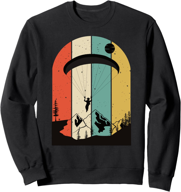 Gleitschrim Fliegen Gleitschirmflieger Paragleiter Sweatshirt