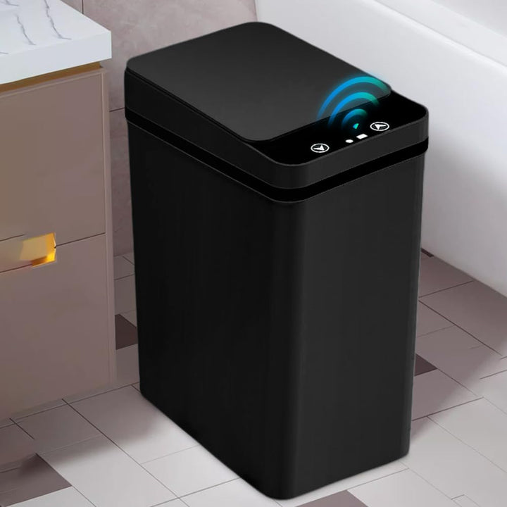 Mülleimer Bad Sensor Kosmetikeimer- Mülleimer mit Sensor Technologie, Touchless & Wasserdicht - für