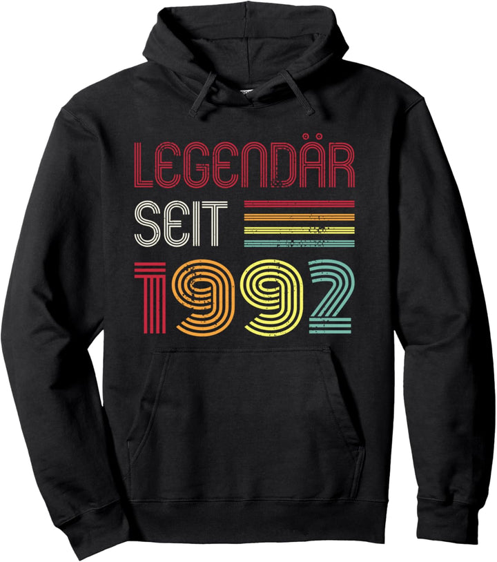 Legendär Seit 1992 Jahr Retro 92er Jahrgang Pullover Hoodie