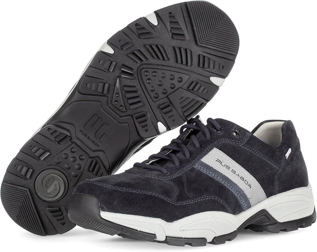 Pius Gabor Herren Sneaker Low, Männer Halbschuhe,Wechselfussbett 39 EU Midnight 35, 39 EU Midnight 3