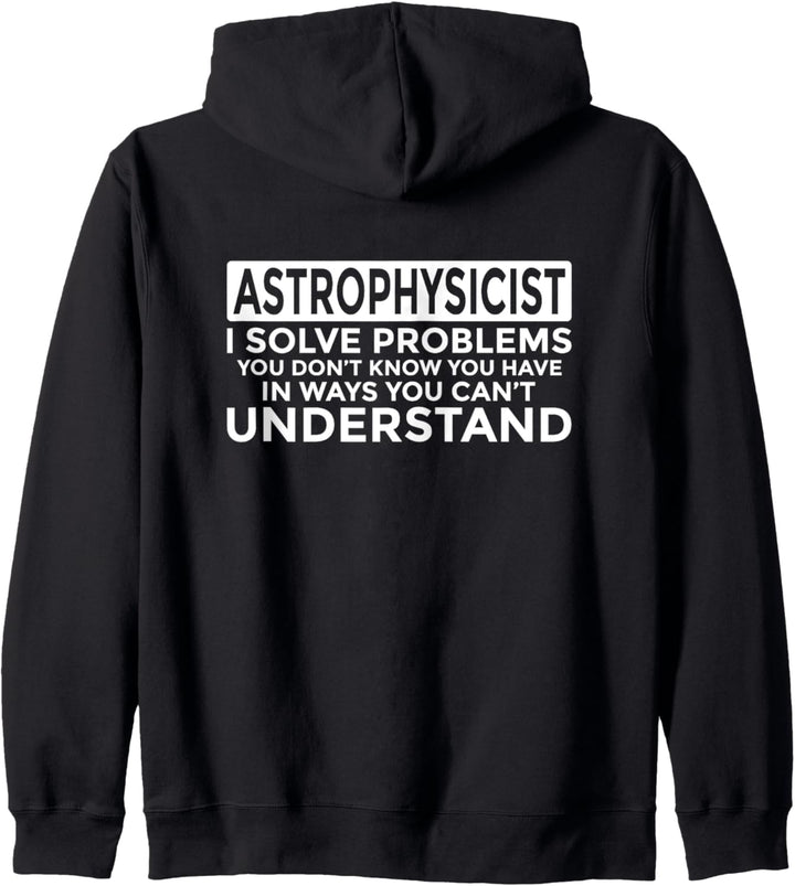 Astrophysiker lösen Probleme Lustige Astrophysik Kapuzenjacke