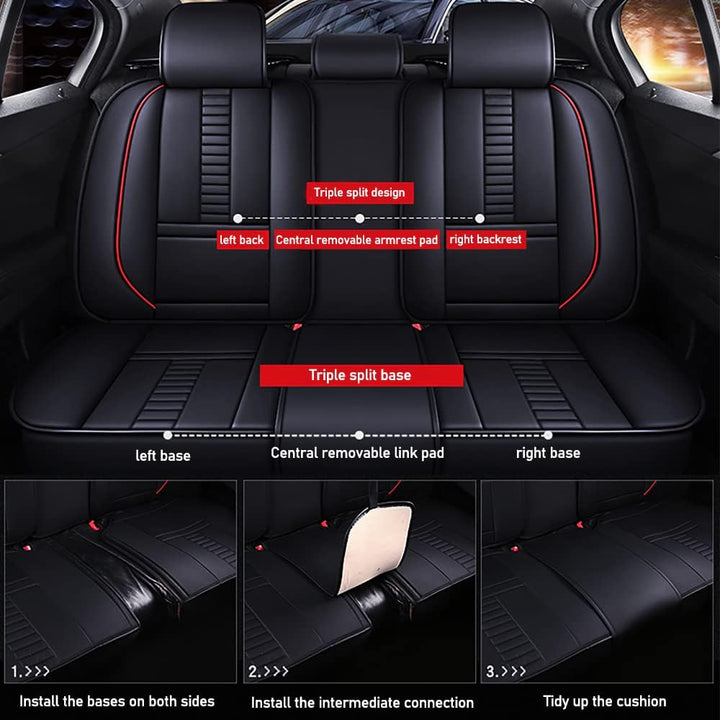 Pengchen Voll Set Auto Sitzbezüge, Autoschonbezug Universal passend für Dacia 2000-2023 95% Modell m