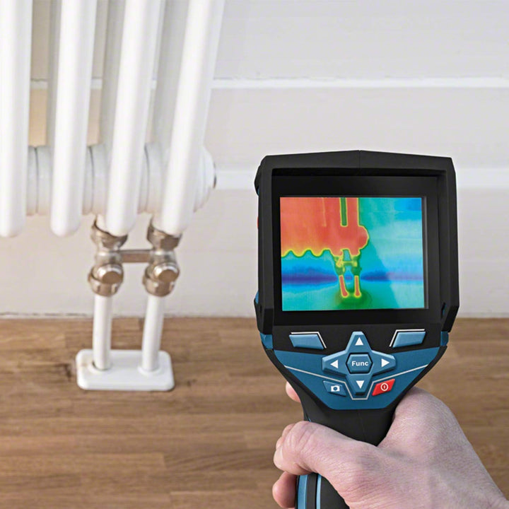 Bosch Professional 12V System Wärmebildkamera GTC 400 C (1x Akku 12V + Ladegerät, mit App-Funktion,