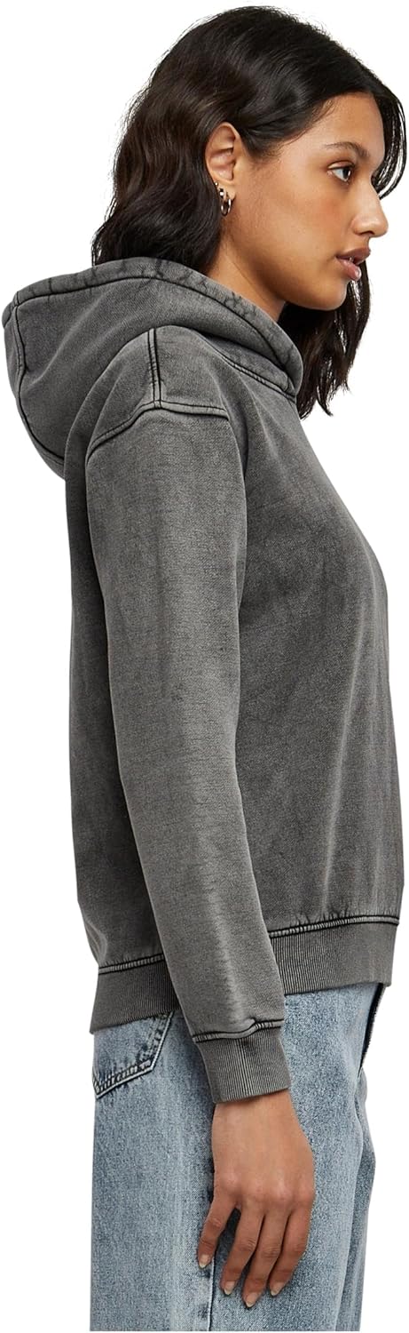 Urban Classics Damen Ladies Stone Washed Hoody S Schwarz, S Schwarz
