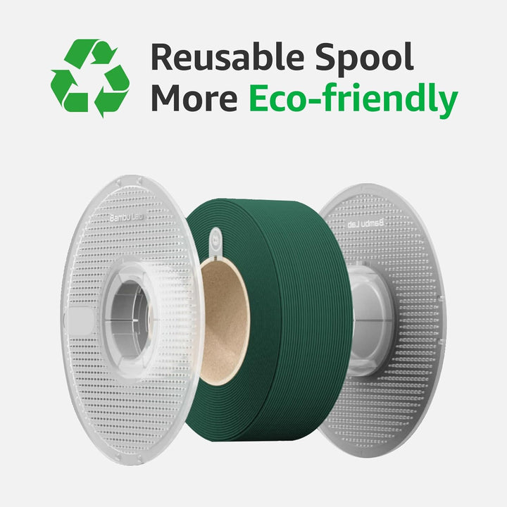 Bambu Lab Matte PLA 3D-Drucker-Filament, glatte matte Oberfläche, PLA 3D-Druck-Filament, kein Verzie