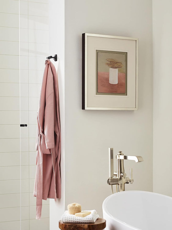 Amerock Davenport Übergangshaken für Bademäntel, matt, Schwarz Robe Hook Matte Black, Robe Hook Matt