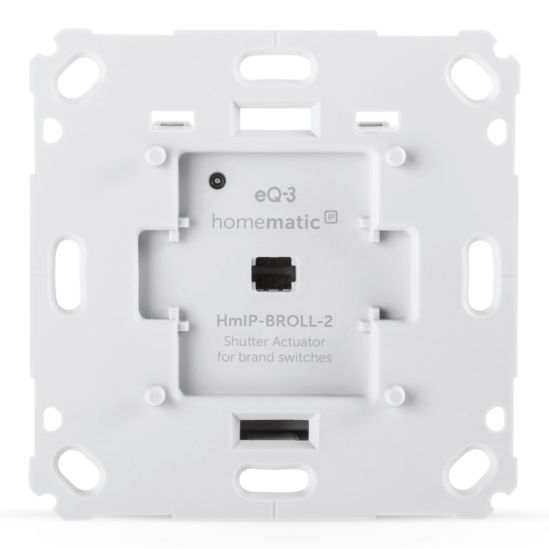 Homematic IP Smart Home Rollladenaktor für Markenschalter, digitale Steuerung für 1 Rollläden per Ap
