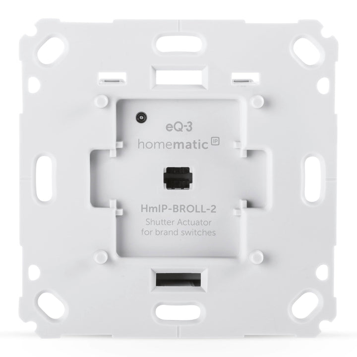 Homematic IP Smart Home Rollladenaktor für Markenschalter, digitale Steuerung für 1 Rollläden per Ap