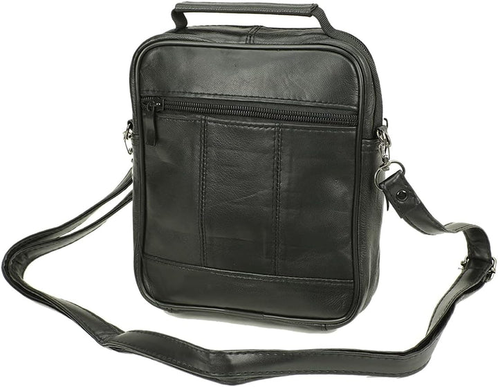 Echt Leder Herren Arbeitstasche Umhängetasche Herrentasche Schultertasche Messenger Flugbegleiter Sc