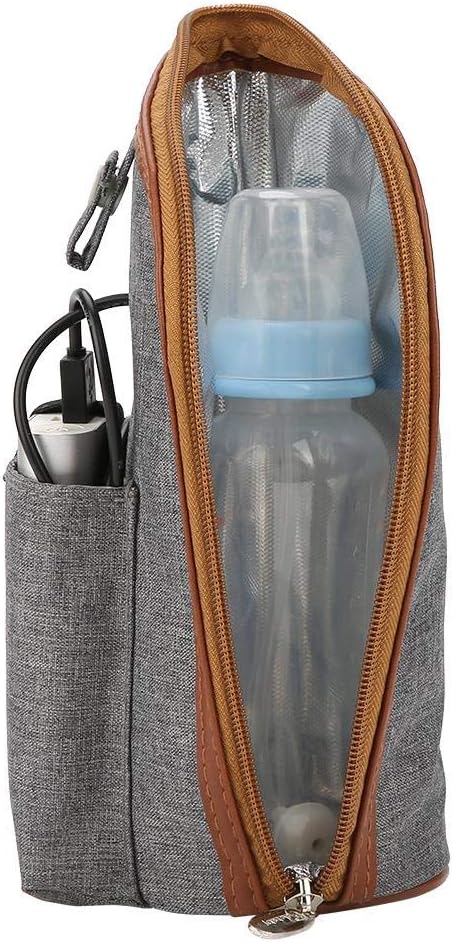 Fdit Milchwärmer Tasche - USB Tragbare Heizung Reise Tasse Heisse Milch Warmwasserbereiter Fläschche