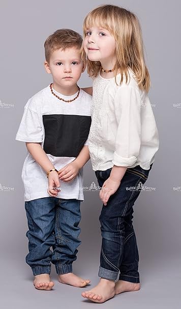Bernstein kette - Heilsteinkette - echt Bernstein Schmuck - Halskette als Geschenk für Damen & Herre