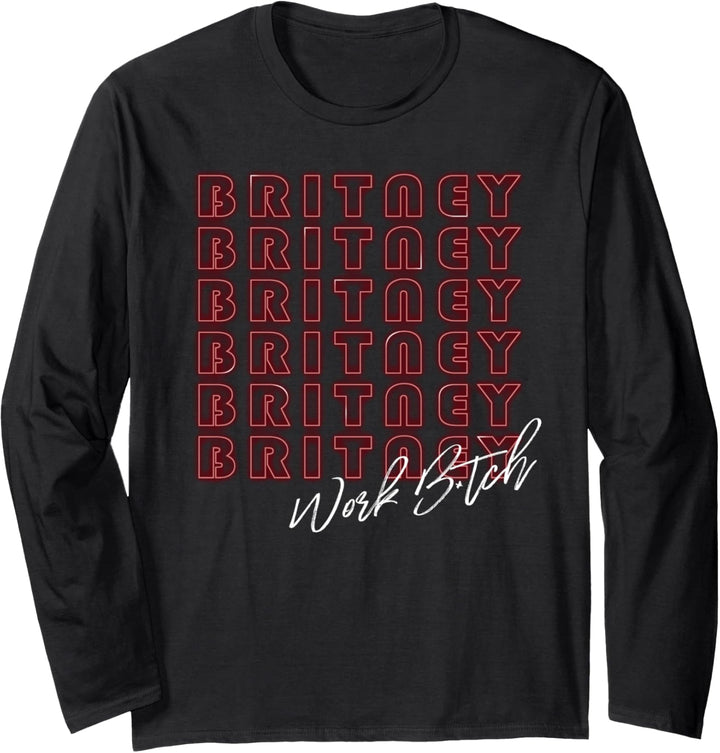 Britney Spears - Arbeit Langarmshirt