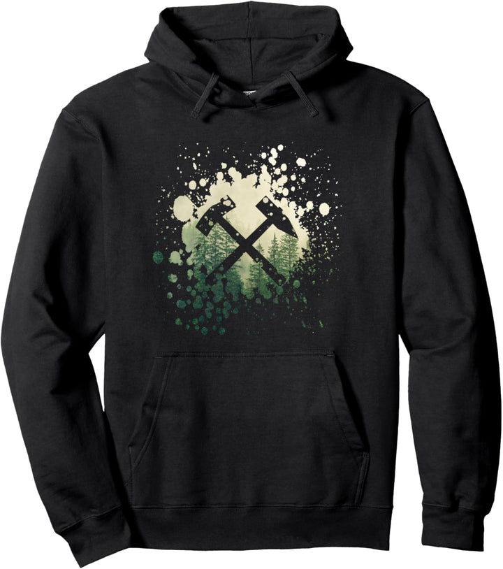 Schlägel und Eisen - Glück Auf Erzgebirge Pullover Hoodie