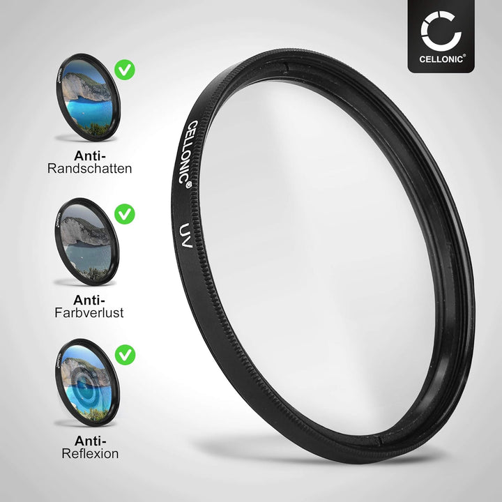 CELLONIC Ø 52mm UV Filter kompatibel mit Sigma 30mm F1,4 DC DN Contemporary - Schutzfilter