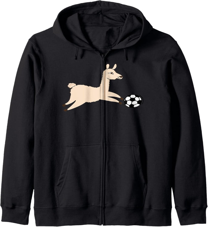 Soccer Llama Kapuzenjacke