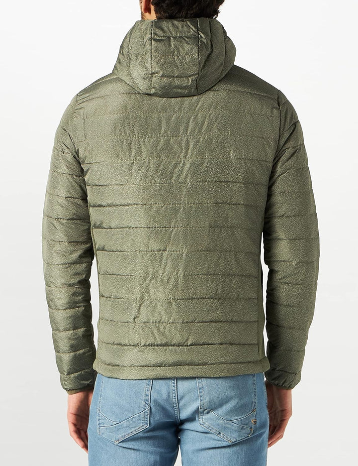 JACK & JONES Herren Jjeace Spring Puffer Hood Steppjacke mit Kapuze L Dusty Olive, L Dusty Olive