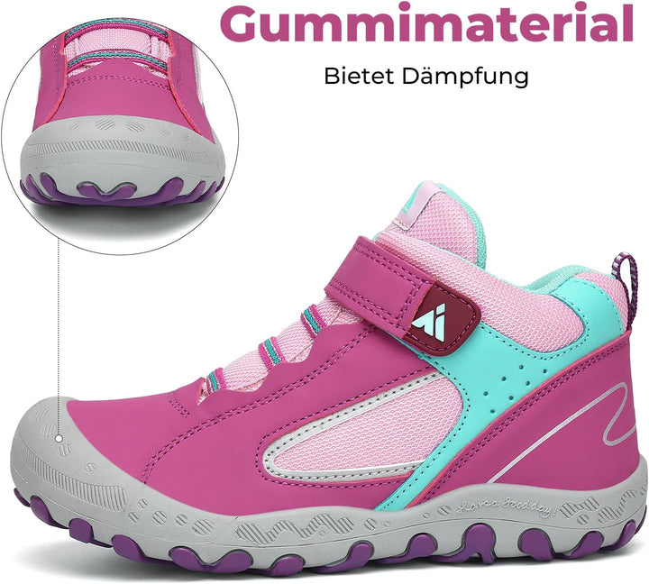 Mishansha Kinder Trekking- &amp; Wanderschuhe Jungen Mädchen Wanderstiefel Outdoor Trekkingschuhe 31 EU
