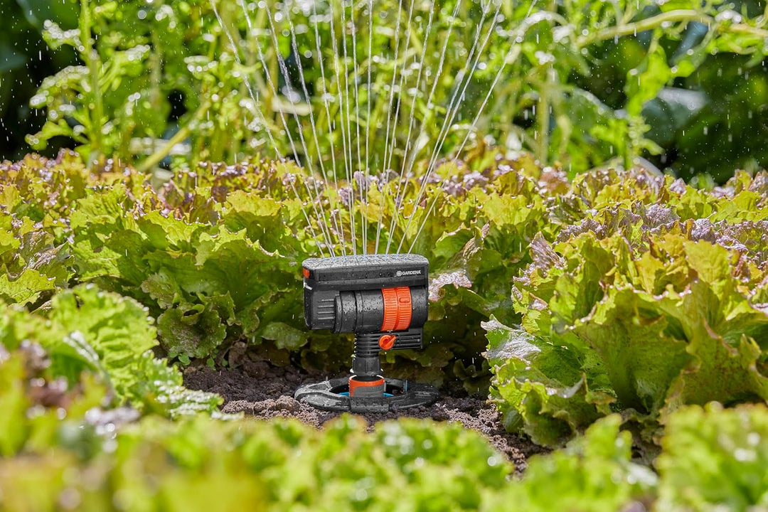 Gardena Sprinklersystem Start-Set Pipeline mit Viereckregner: Komplettset für den Einstieg in das Pi