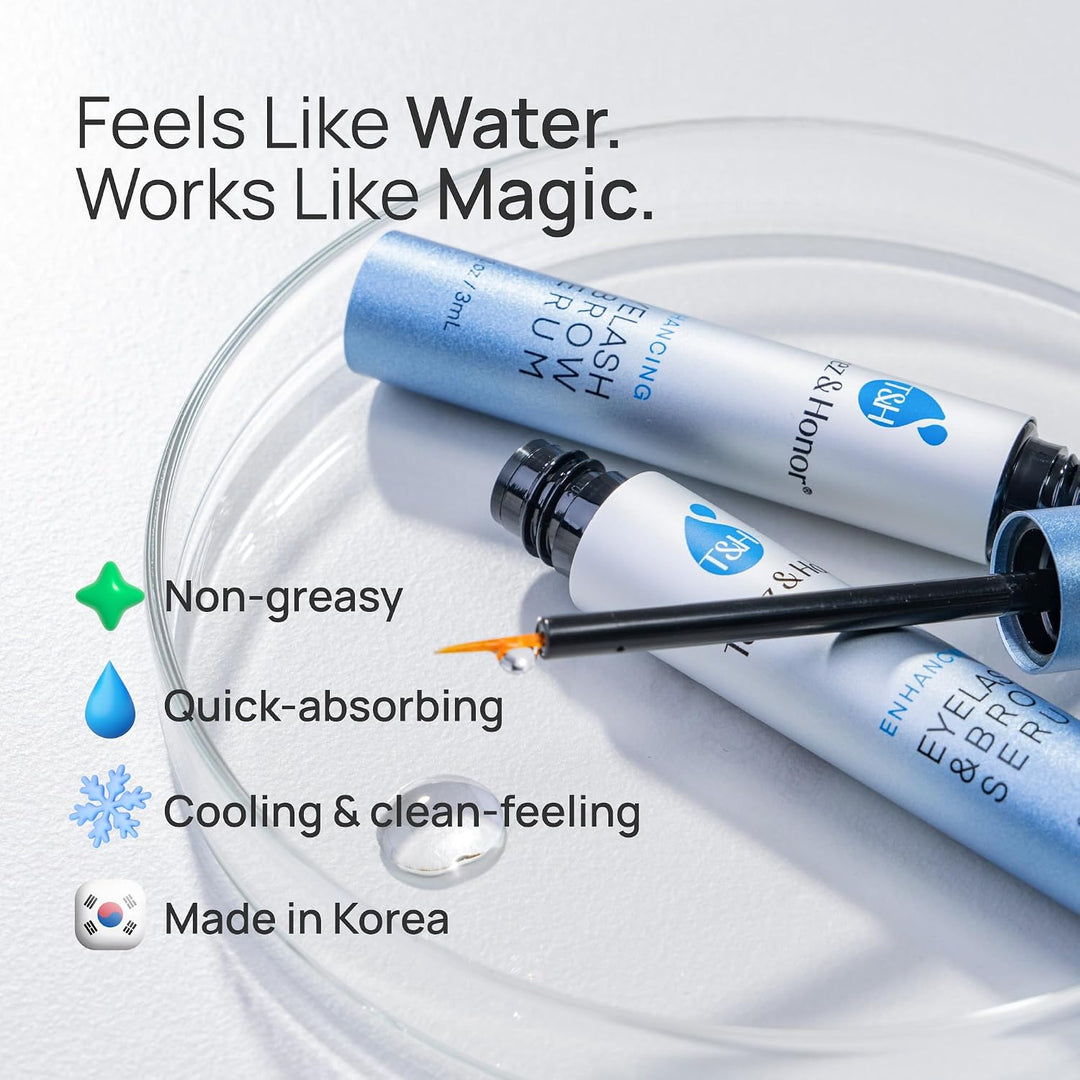 Falsche Wimpern Magnetisch,Premium Eyelash Growth Serum