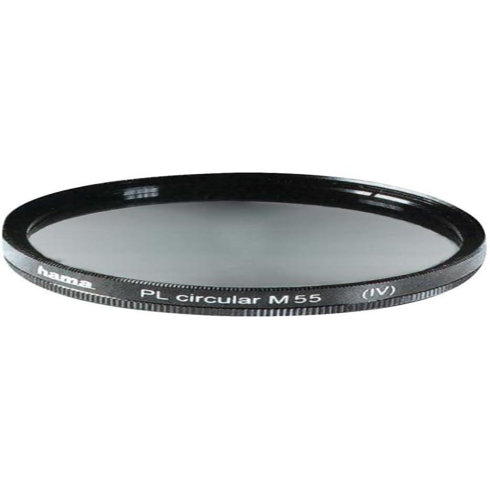 Hama Polarisationsfilter 58mm (Zirkularer Polfilter mit 4-fach Vergütung, Filter inkl. Filterbox) 58