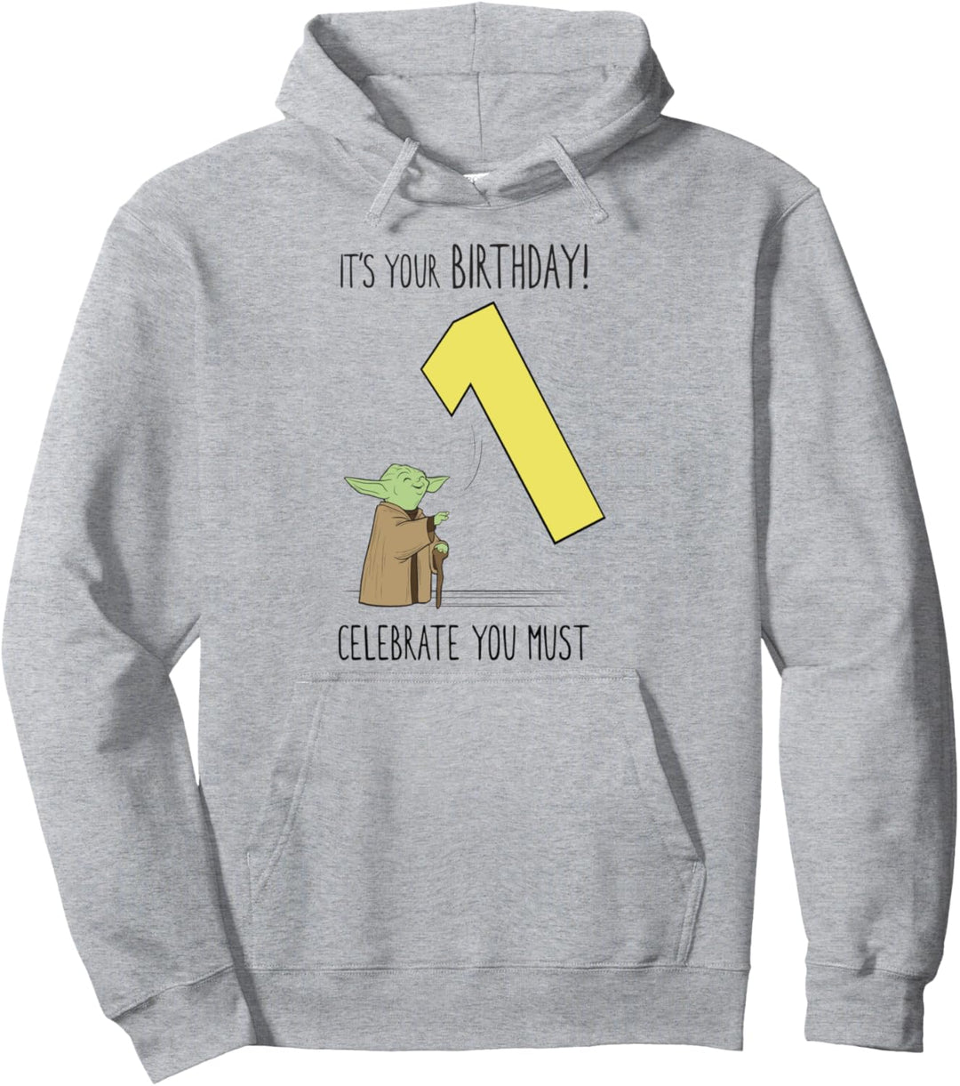 Star Wars First Birthday Yoda Pullover Hoodie