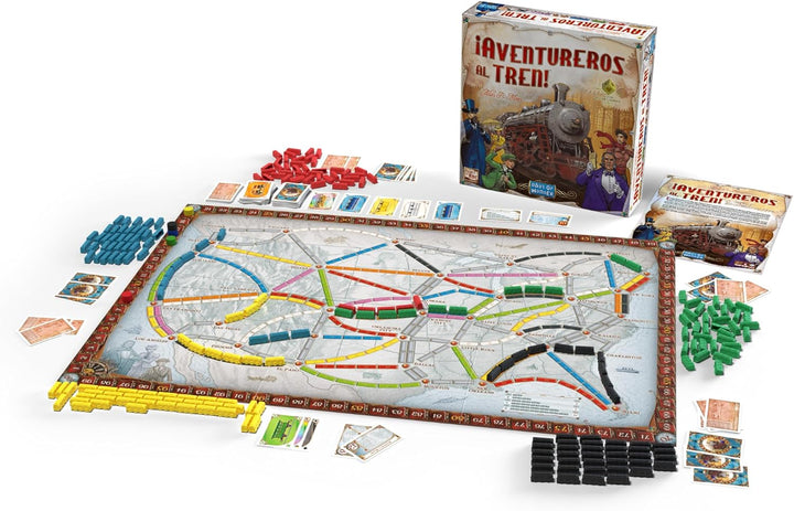 Edge Entertainment – Abenteurer den Zug., Nordamerika (edgdw7201) - Spanische Sprache ¡Aventureros a