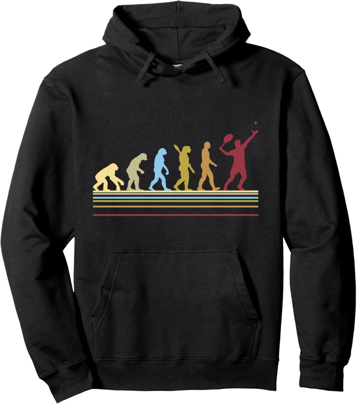 Tennisspieler Sprüche Tennis Sport Evolution Aufschlag Pullover Hoodie