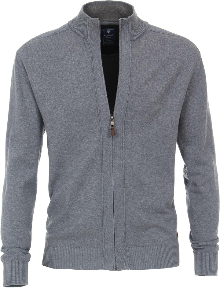 Redmond Strickjacke Uni M 79 Grau, M 79 Grau