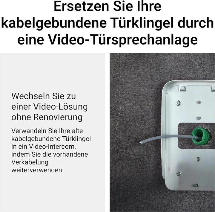 LEGRAND, EASYKIT Essential Video-Innenstelle, 7"-Hochglanz-Farbmonitor, Sensortasten, individuelle E