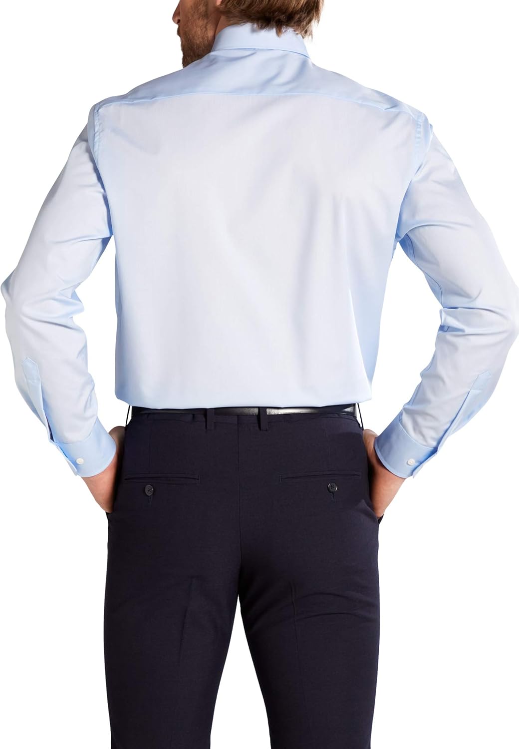 ETERNA Herren Hemd Comfort Fit Langarm Kent 41 Kragen / 67 Ärmel Hellblau, 41 Kragen / 67 Ärmel Hell