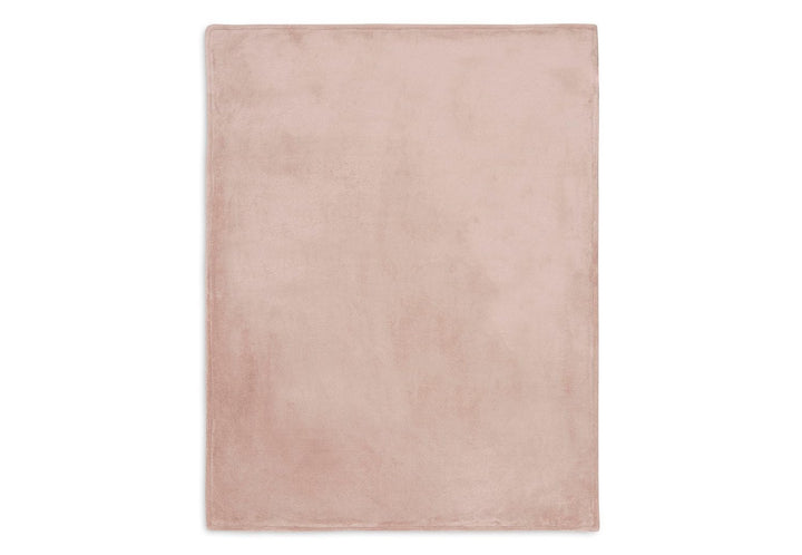 Jollein 517-511-67068 Babydecke Strickdecke mit Fleece Basic Knit rosa (75x100 cm)