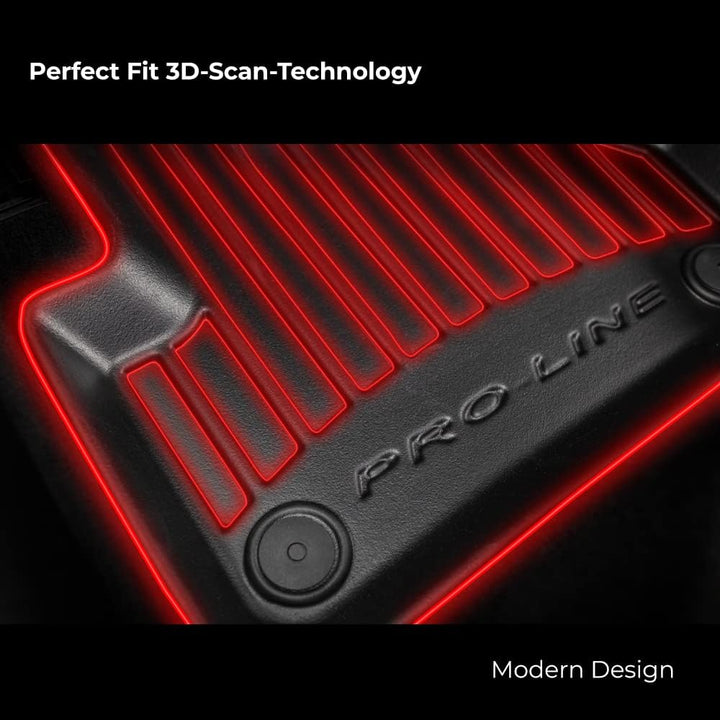 FROGUM ProLine 3D Gummimatten Exklusiven Auto Fussmatten Autofussmatten für Kia Rio IV 2017-2020, fü