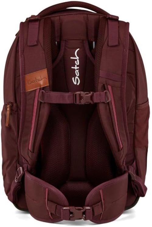 Satch Match Schulrucksack Set 3tlg. inkl. Schlamperbox und Sportbeutel Nordic Ruby Skandi Edition, N