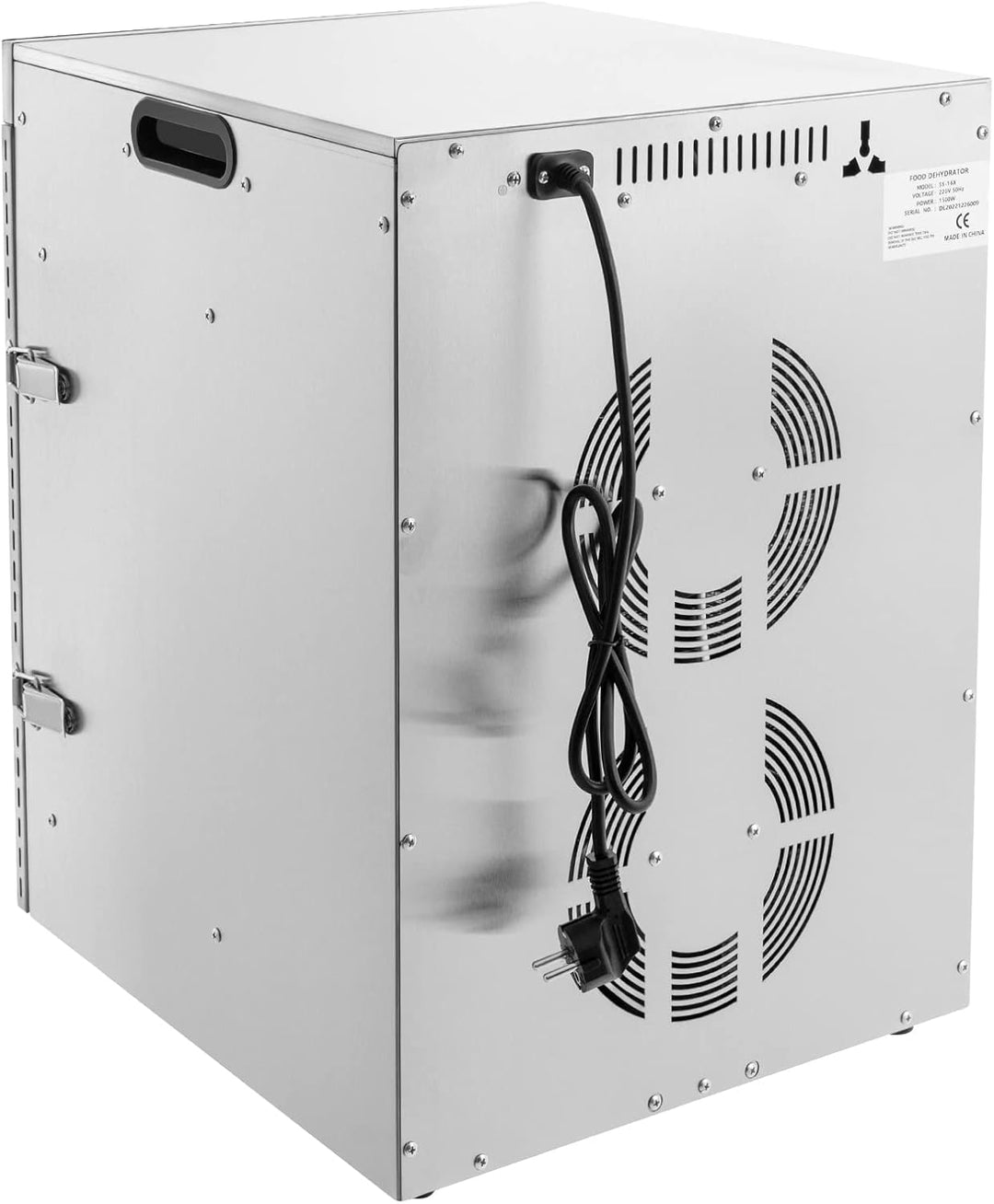 16 Tray Edelstahl Food Dehydrator, Obst Gemüse Konservator Trockner Temp Einstellbare Temperatur von