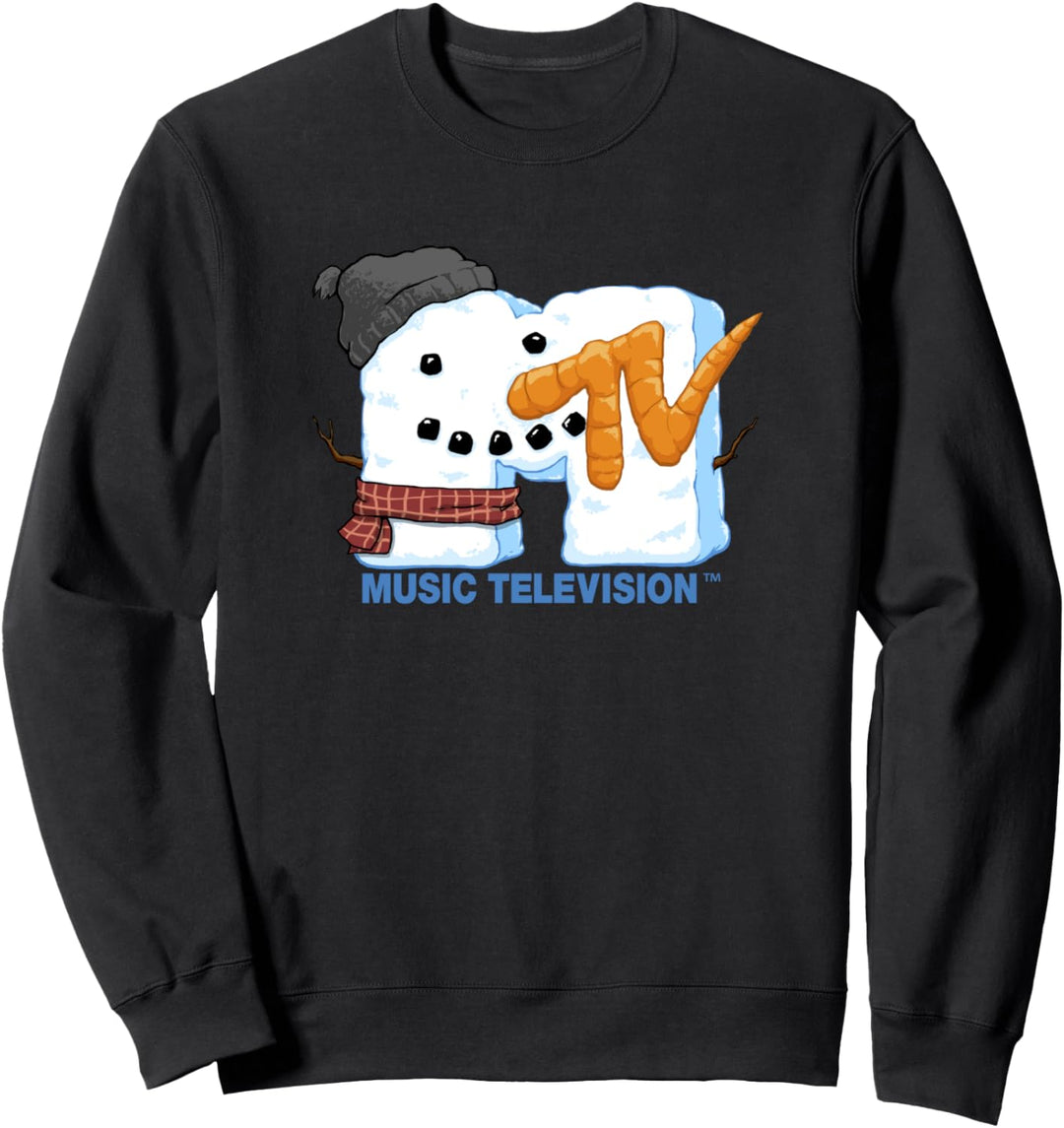 MTV Happy Snowman Logo Sweatshirt
