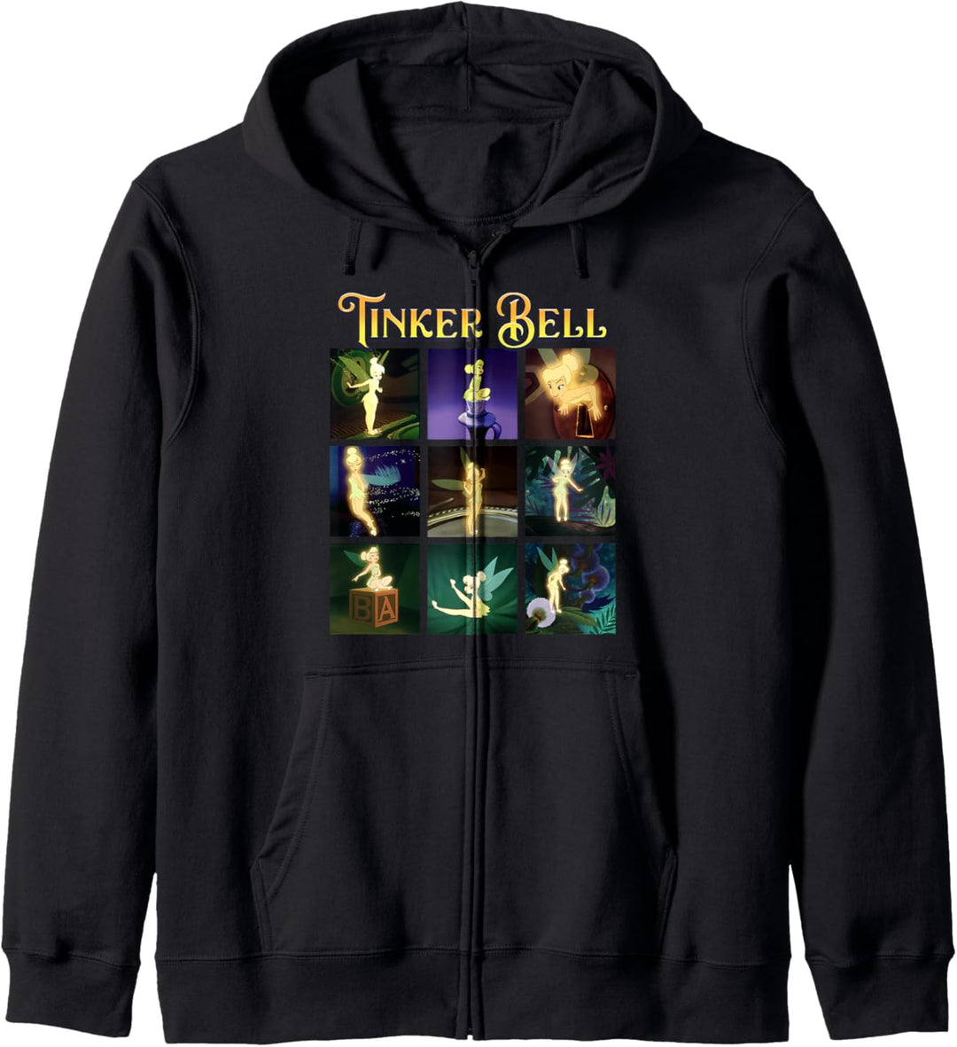 Disney Peter Pan Tinker Bell Scene Box Up Kapuzenjacke