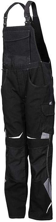 KÜBLER PULSSCHLAG Arbeitslatzhose anthrazit, Grösse 58, Herren-Arbeitslatzhose aus Mischgewebe, Arbe