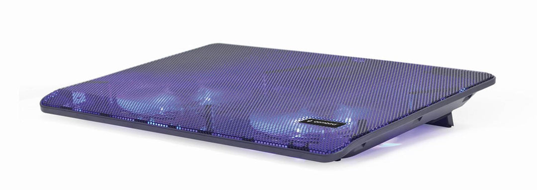 Gembird Notebook-Kühlständer - Höhenverstellbar, rutschfest, mit leisen Lüftern, Perfekt für Laptops