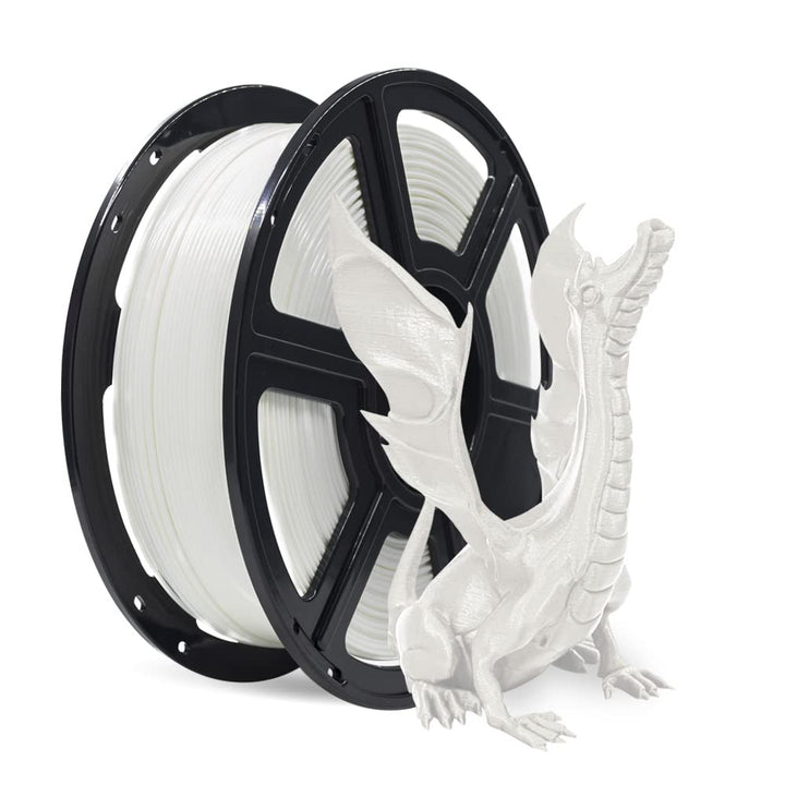 FLASHFORGE PLA 3D-Druck-Filament, 1,75 mm und 1 kg Spule für die Creator-Serie (weiss) PLA Weiss, PL