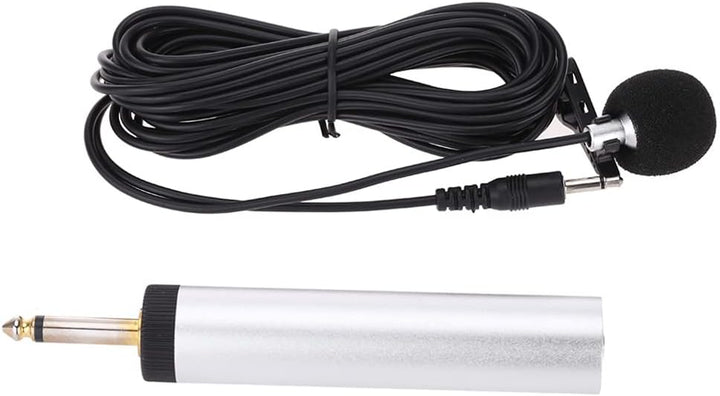 Mini Portable verdrahtet Elektret Kondensator Clip-on Musikinstrument Mic Ansteckmikrofon für Gitarr