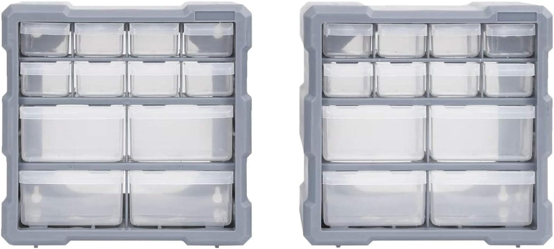 Gecheer 2 STK. Multi-Schubladen Organizer Sortierkasten Sortimentskasten Sortimentskoffer Sortiments