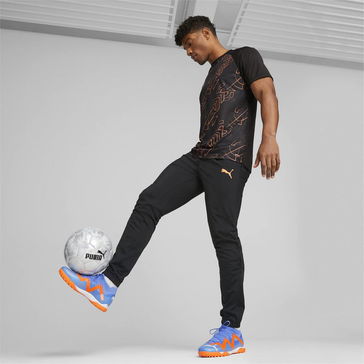 PUMA Herren Future Match Tt Fussballschuh, Blue Glimmer Puma White Ultra Orange