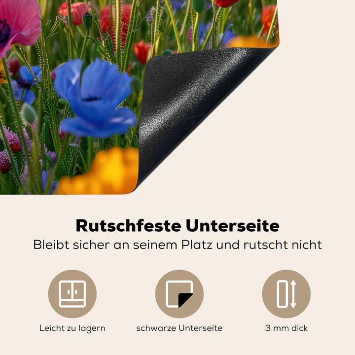KitchenYeah© Herdabdeckplatte Einteilig Küche Ceranfeld Abdeckplatte Cerankochfeld Abdeckung Indukti