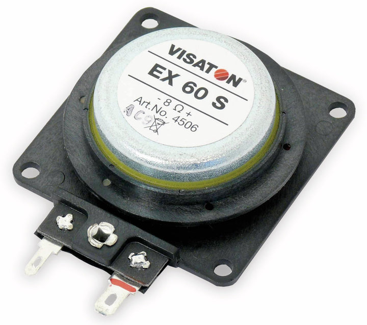 Visaton 4506 "Körperschallwandler EX 60 S - 8 Ohm Lautsprecher schwarz