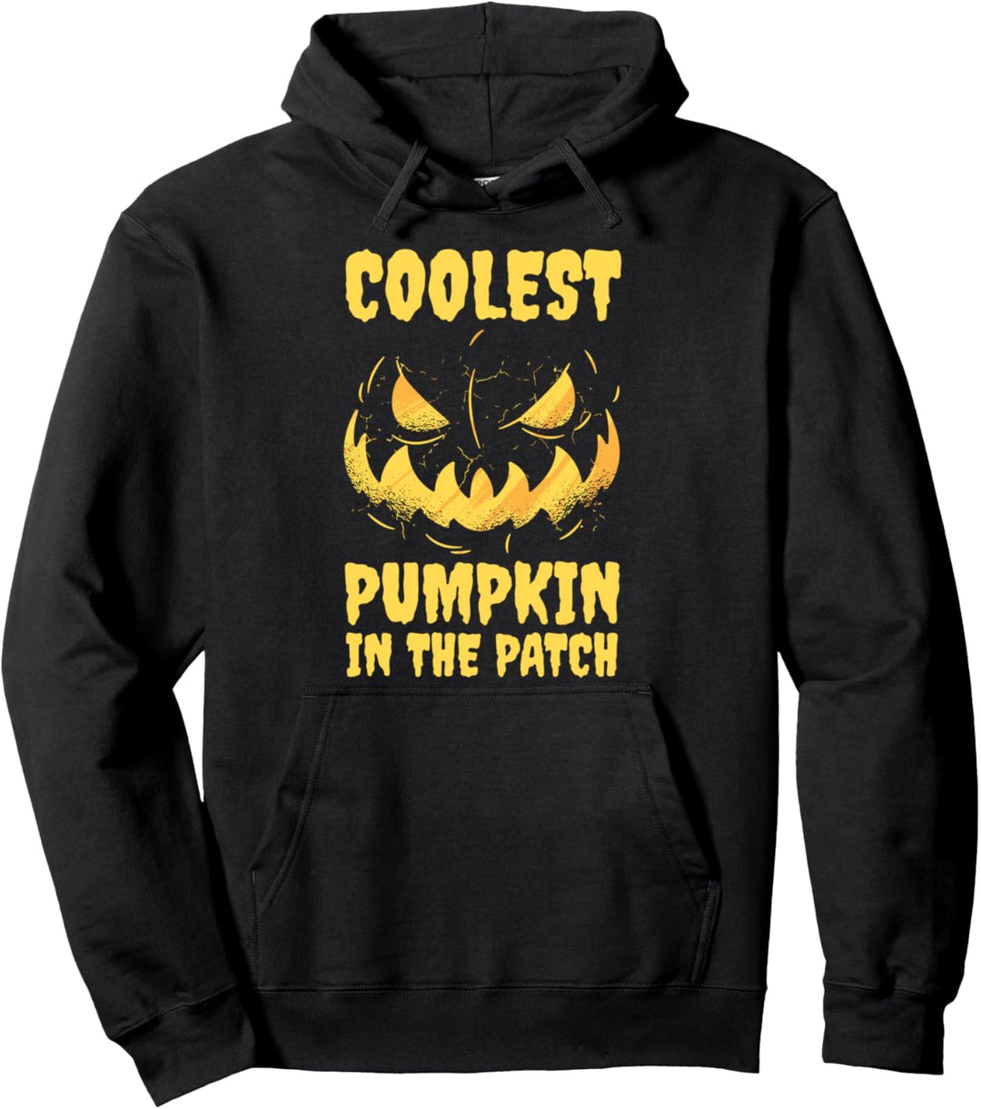 Coolest Pumpkin In The Patch für Kinder Jackolantern Halloween Pullover Hoodie