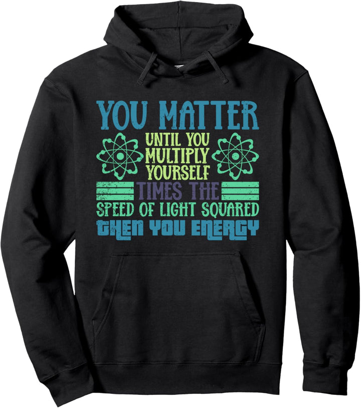 Lichtgeschwindigkeit Physiker Witz Lustiges Geschenk Physik Pullover Hoodie
