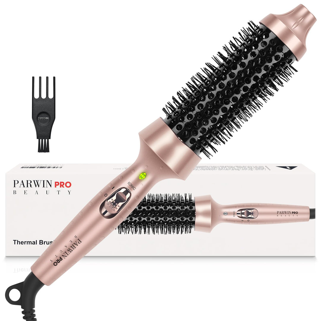 PARWIN PRO BEAUTY Thermal Brush Lockenbürste 35mm mit Heizung Keramik Turmalin Glätteisen Lockenstab