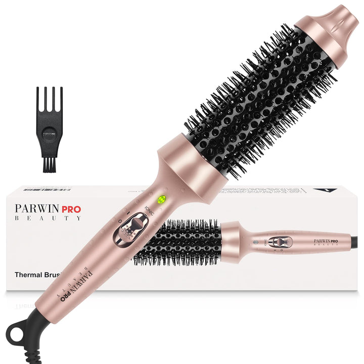 PARWIN PRO BEAUTY Thermal Brush Lockenbürste 35mm mit Heizung Keramik Turmalin Glätteisen Lockenstab