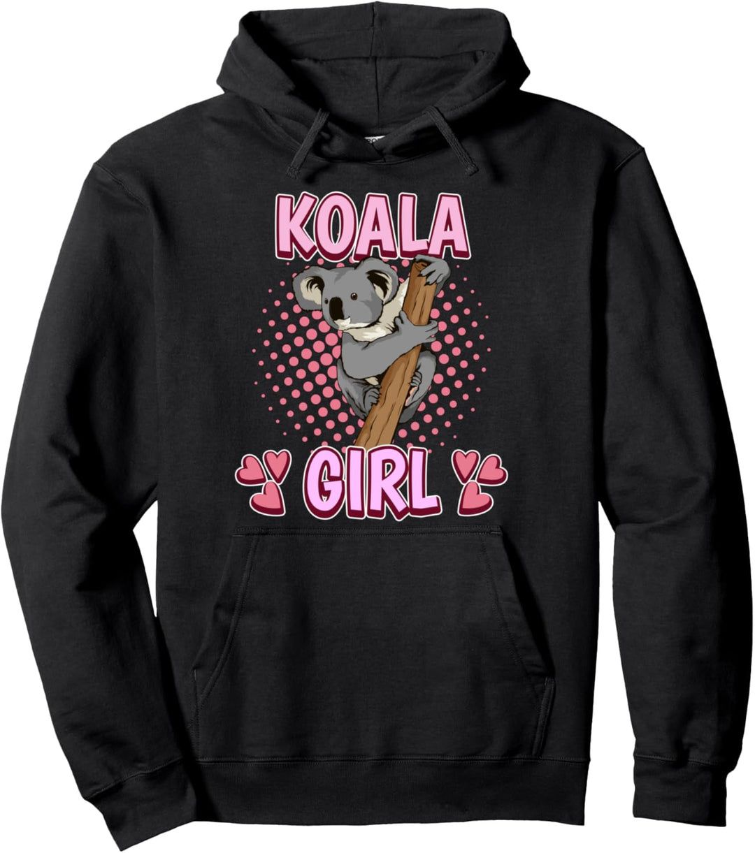 Mädchen Koala Girl Koala Pullover Hoodie